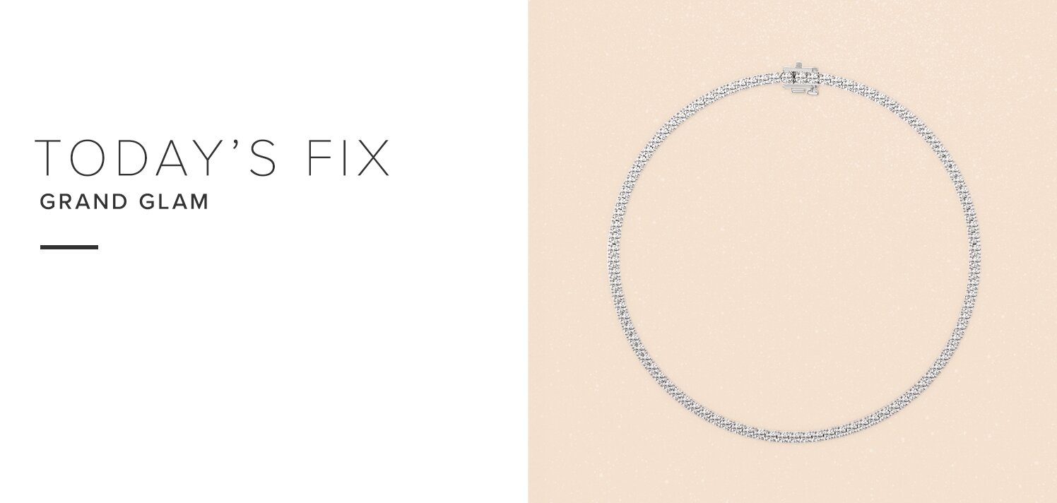 10.00 ct. tw.: Lab-Grown Diamond Tennis Necklace