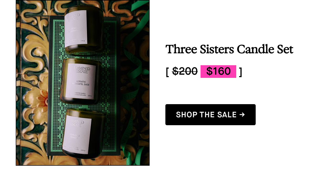 Three Sisters Candle Set