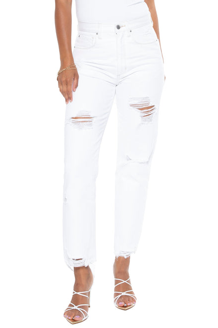 Boyfriend Jean - White
