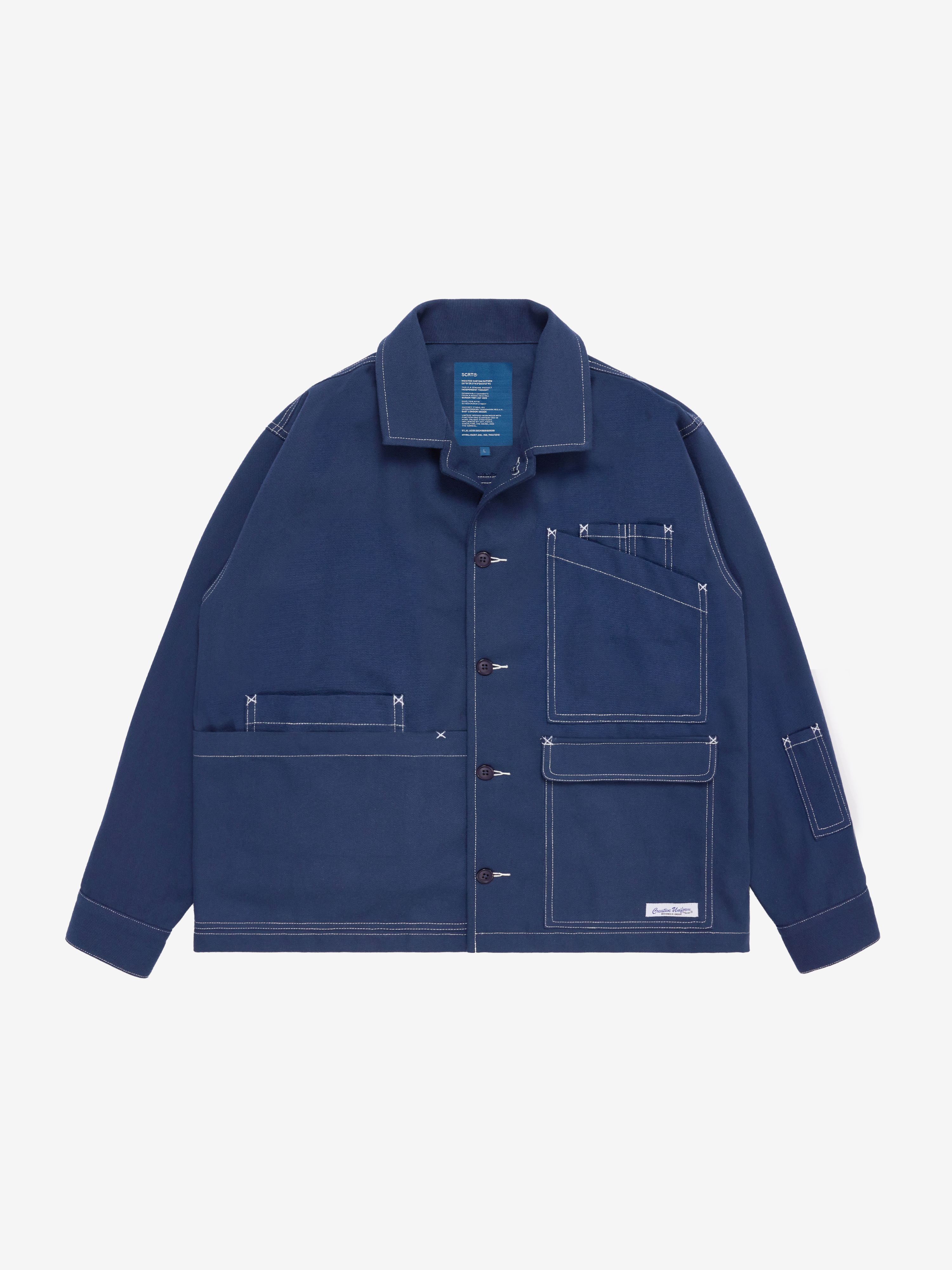Image of Creative Uniform® Work Jacket - Blue