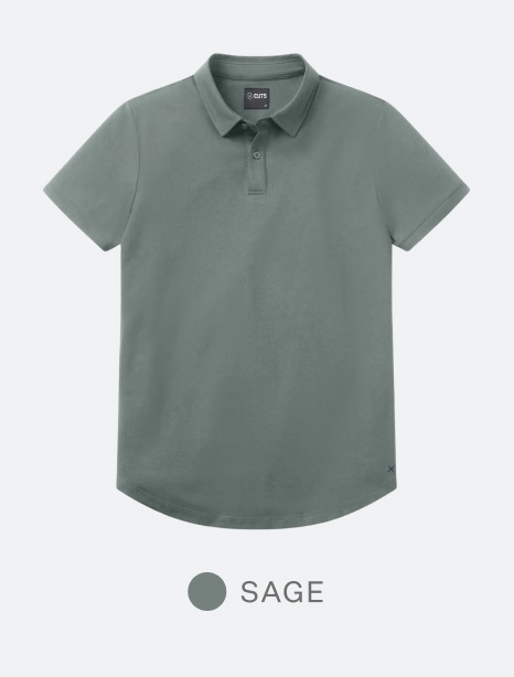 AO Polo in Sage