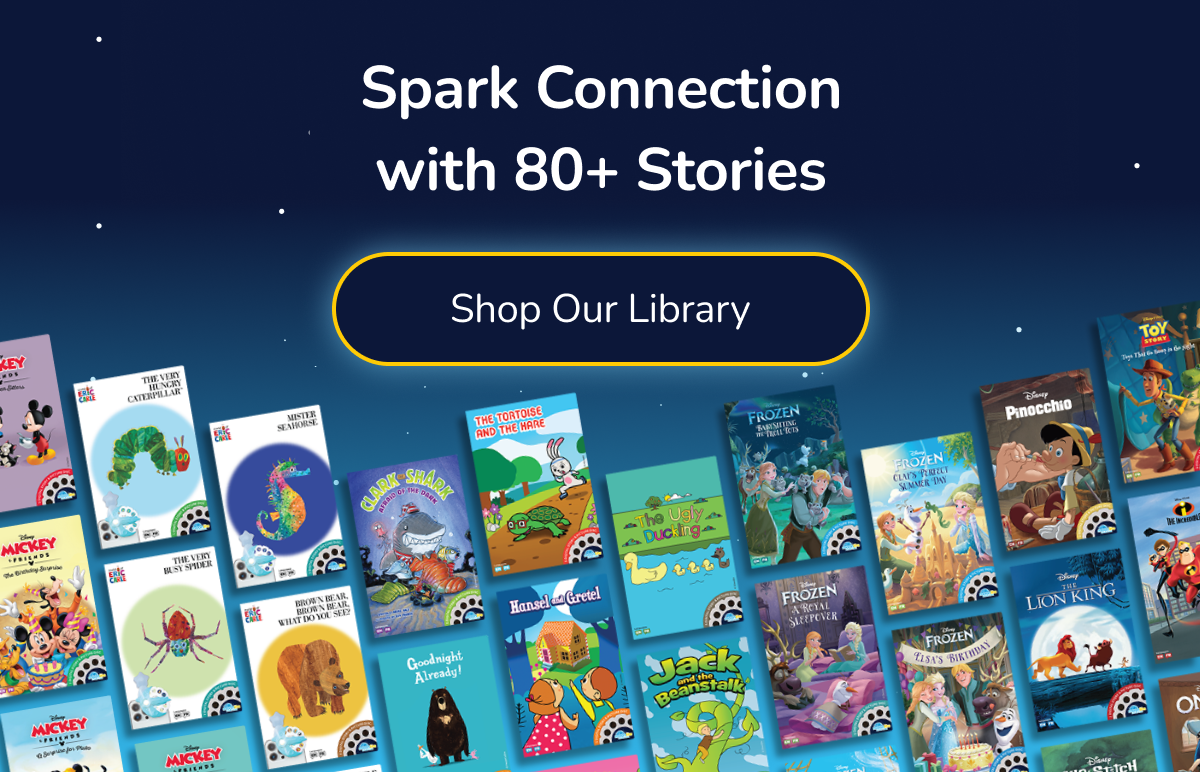 Spark Connection with 80+ Stories Shop Our Library