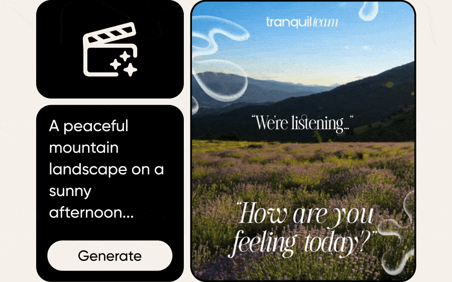 Generate a video 