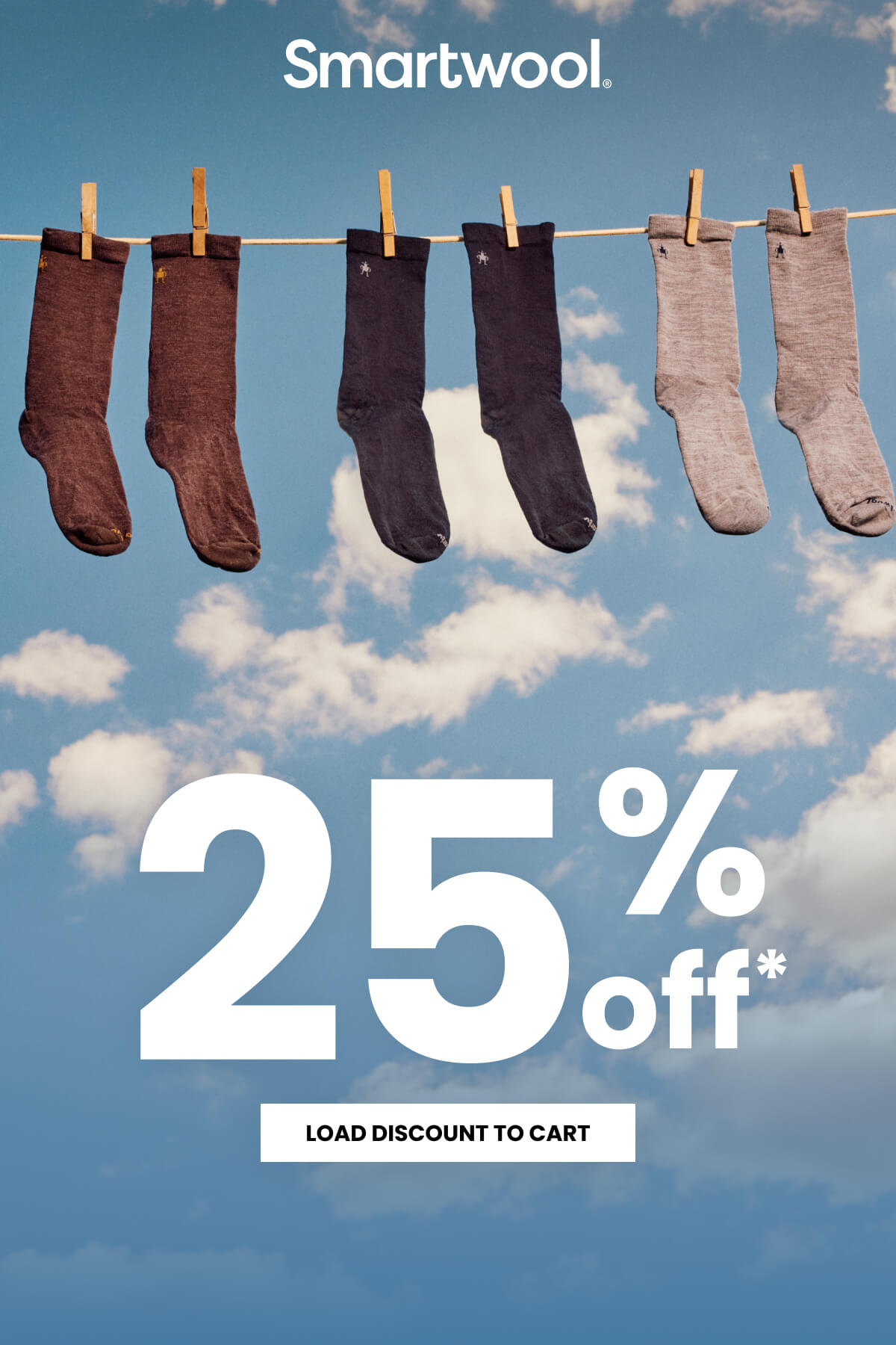 Get 25% off. Add your discount to cart.