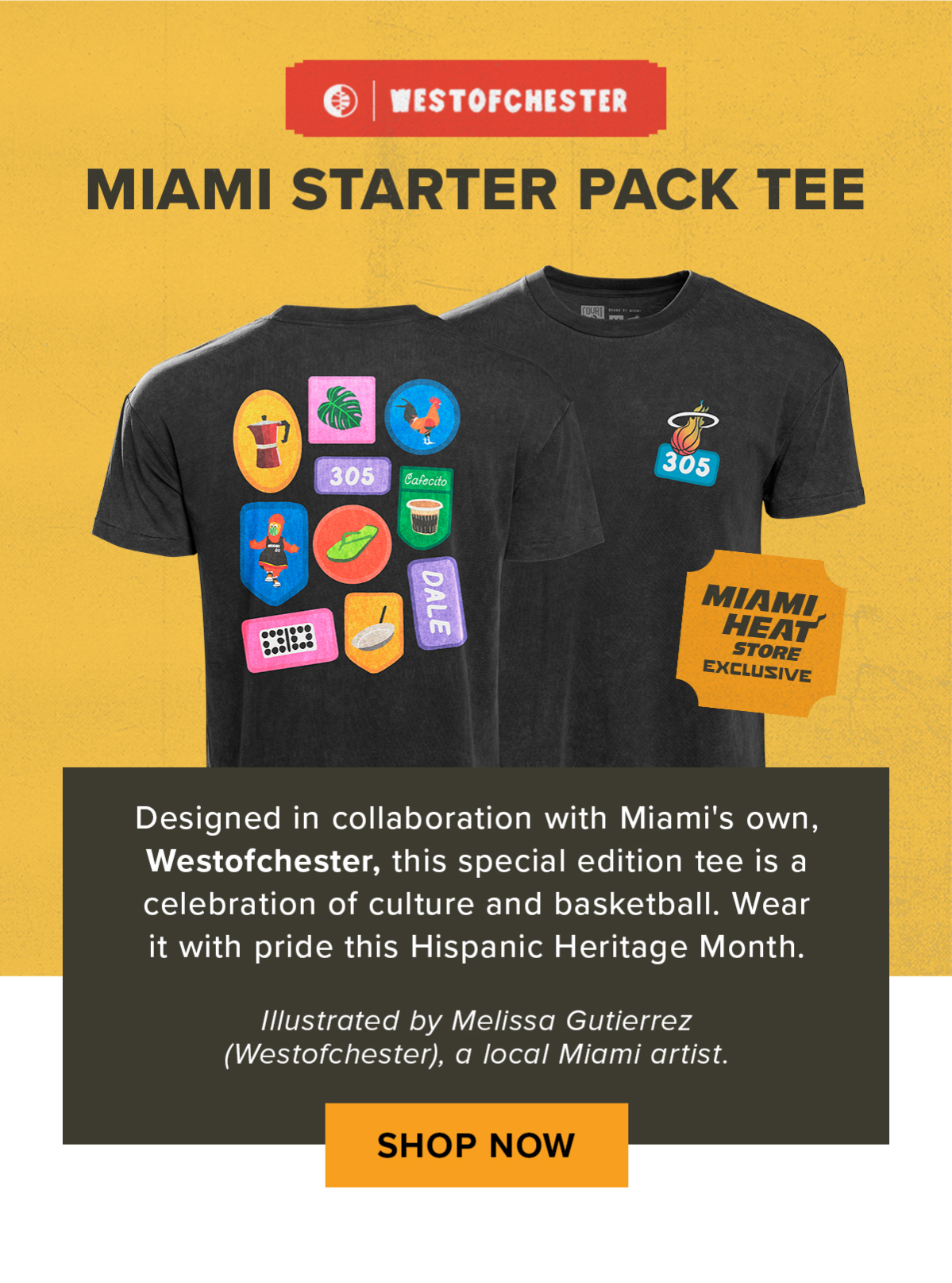 Court Culture x westofchester | Miami Starter Pack Tee | Shop Now