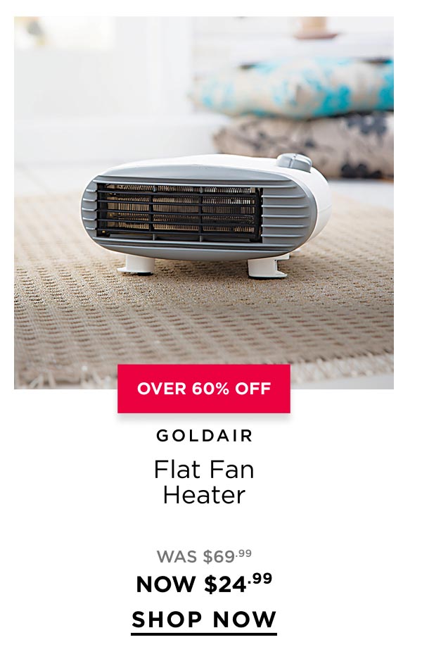 Goldair	Flat Fan Heater