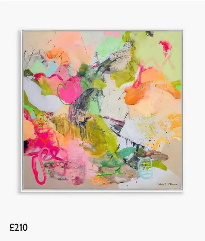 John Lewis Natasha Barnes 'Life is Beautiful' Framed Canvas Print, £210