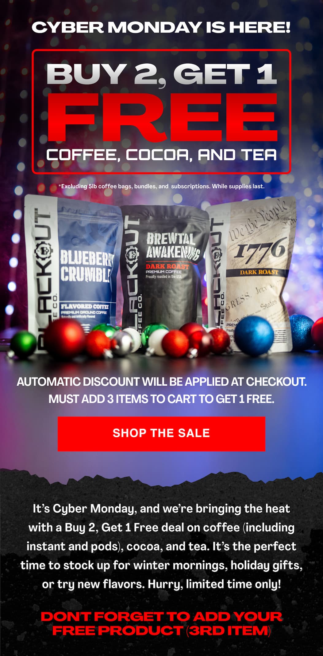 Cyber Monday Sale is here!