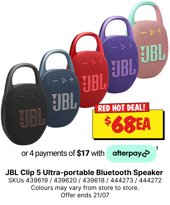 JBL Clip 5 Ultra-portable Bluetooth Speaker (Black)