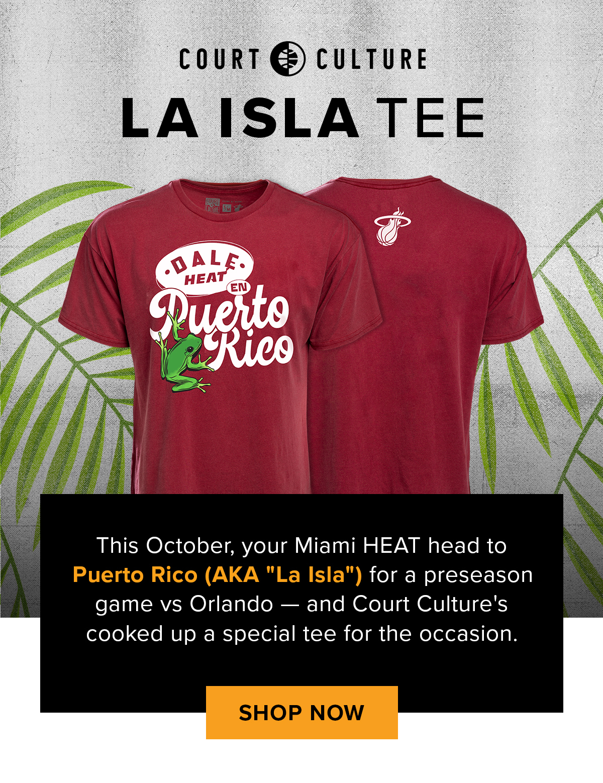 Court Culture La Isla Tee | Shop Now