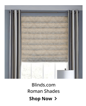 Blinds.com Roman Shades | Shop Now >