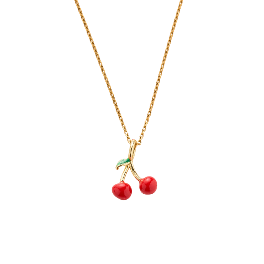 Image of Red Cherry Necklace
