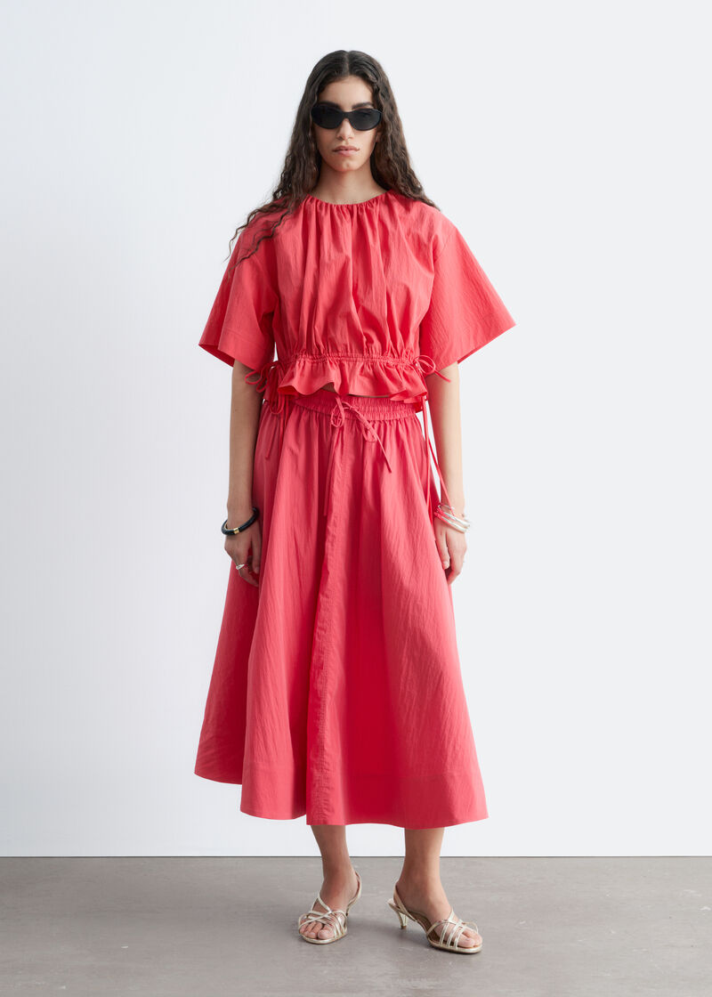 Wrap-Front Blouse