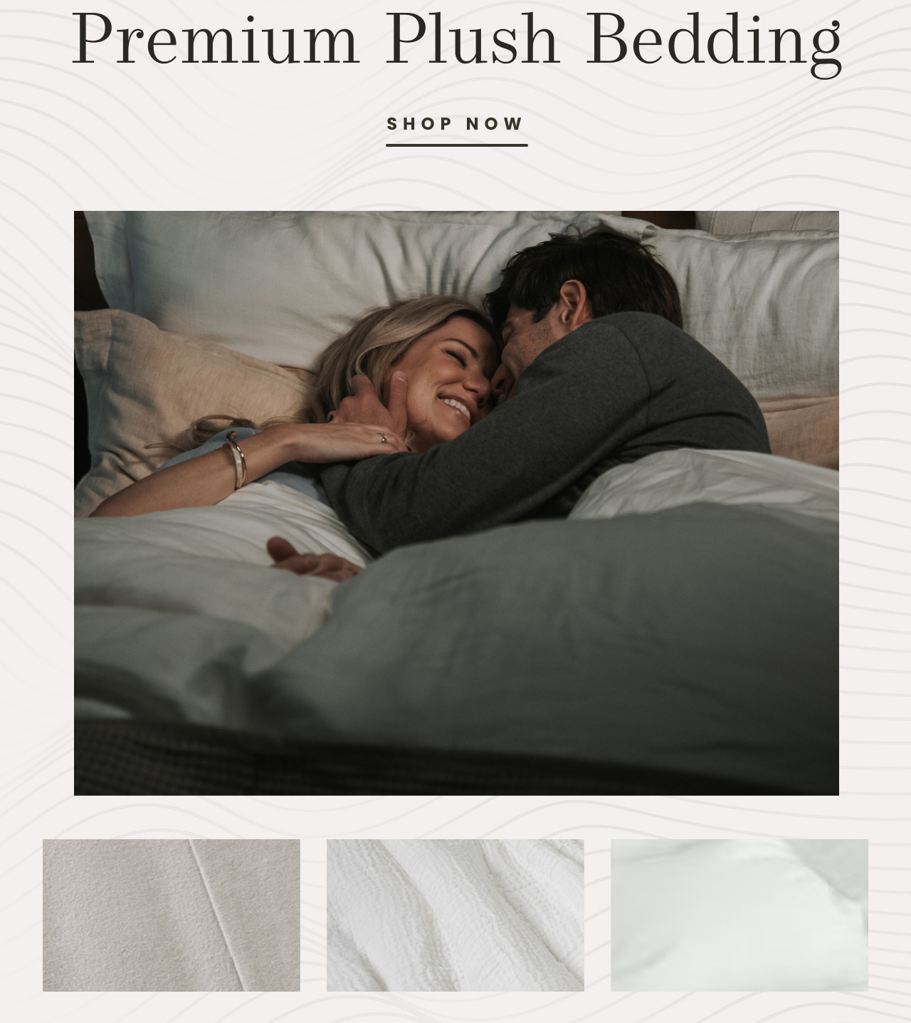 Premium Plush Bedding | SHOP NOW