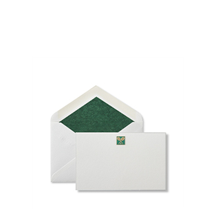 Tennis Rackets Motif Correspondence Card Set