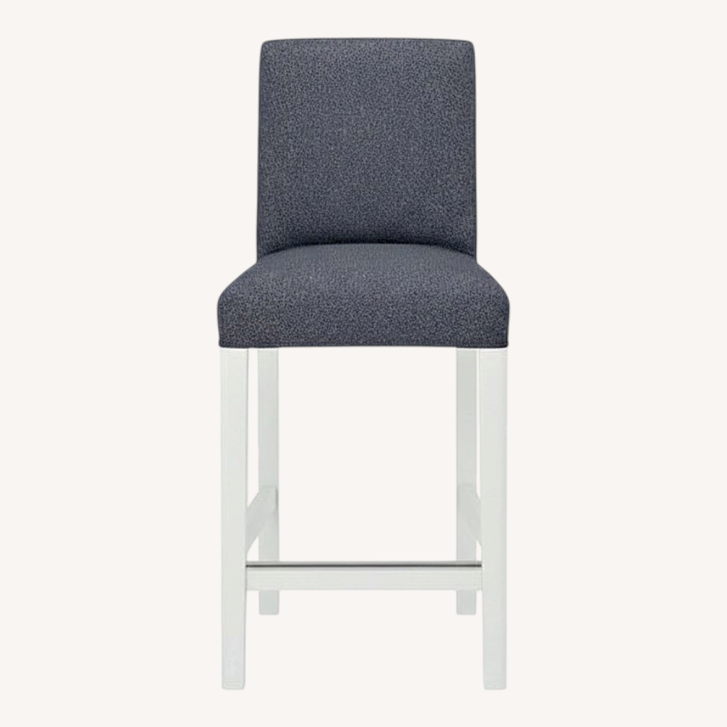 Image of Ikea Bergmund Gray Fabric Stools