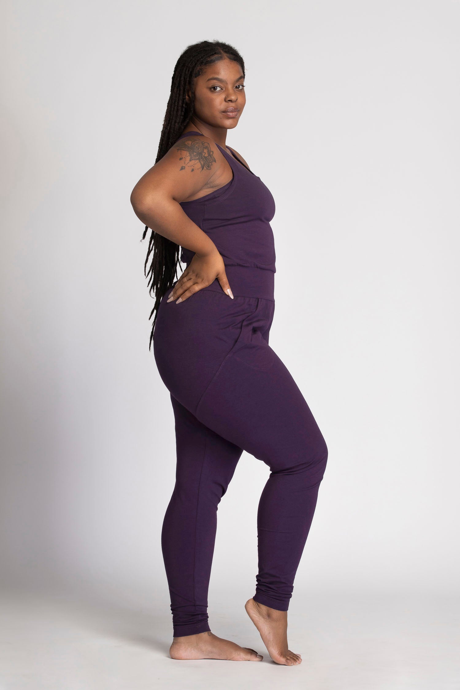 Image of V Back Jumpsuit