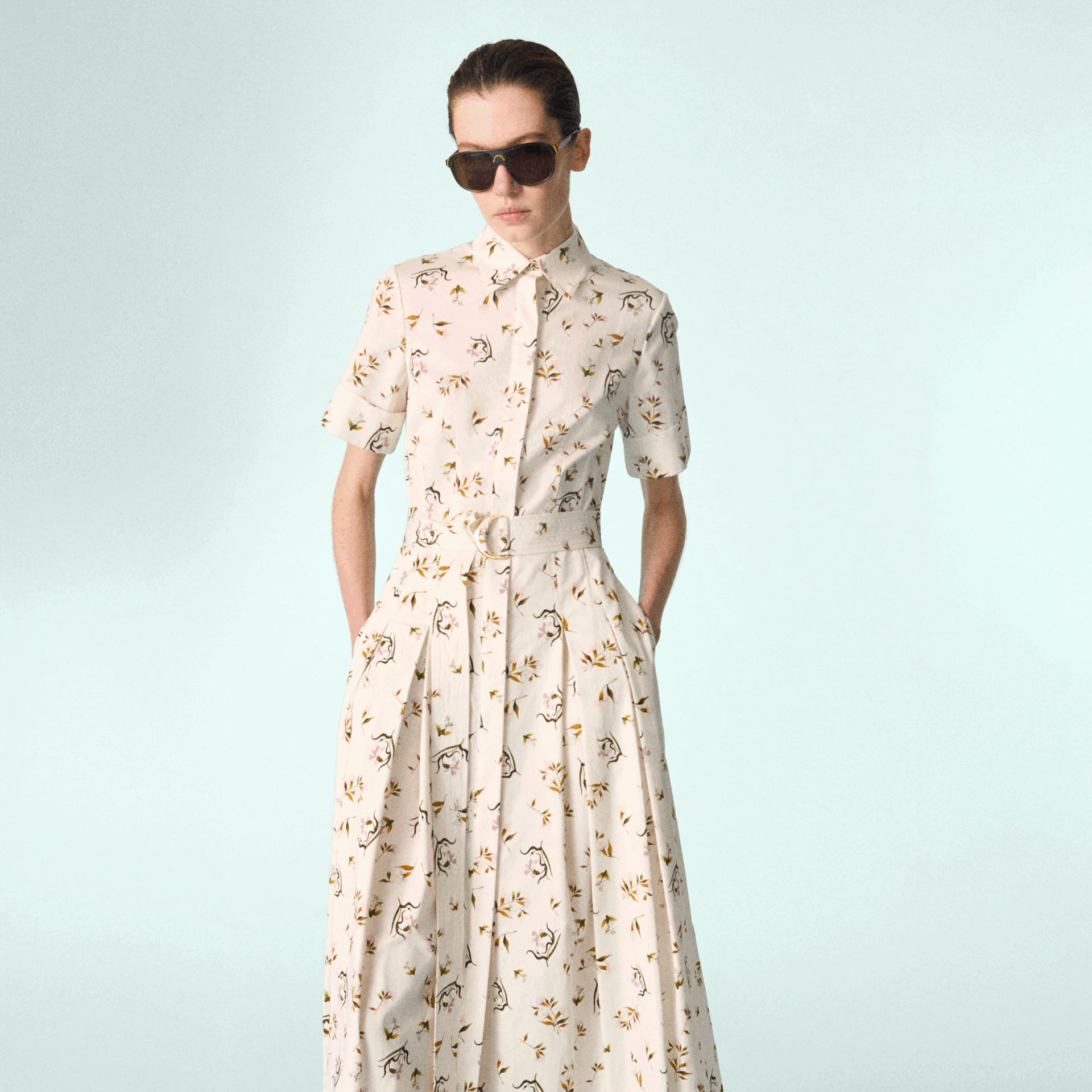 Gif of models wearing styles with our floral print of the season.