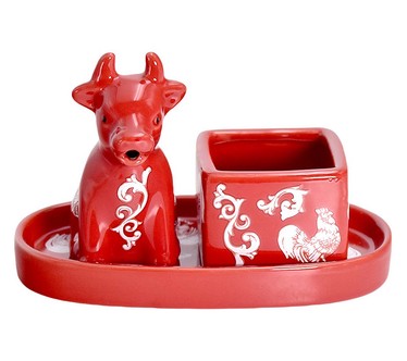 Temp-tations Cream and Sugar Set with Tray