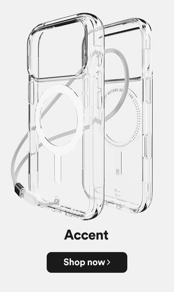 Accent Clear Case for iPhone 17.