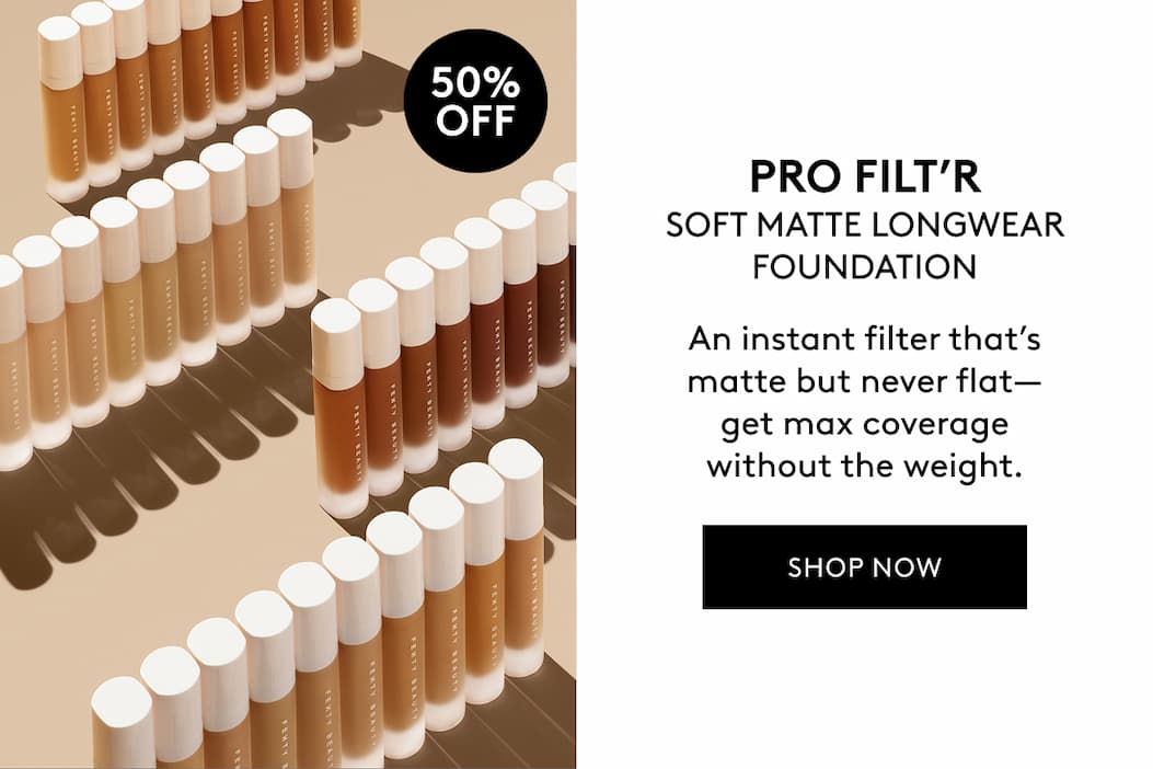50% OFF PRO FILT'R SOFT MATTE LONGWEAR FOUNDATION
