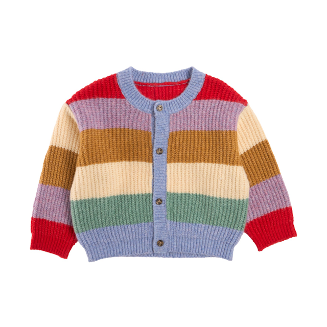 Babies' Stripe Knit Cardigan