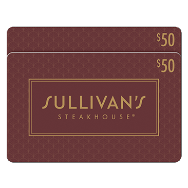 Sullivan's Steakhouse Two Restaurant $50 eGift Cards ($100 Value)