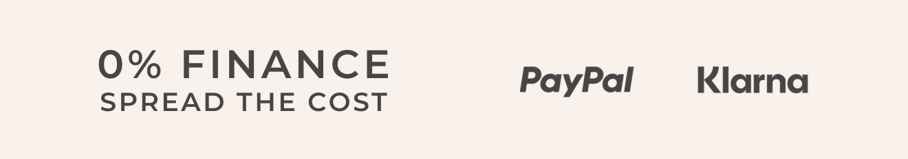 0% finance spread the cost | Klarna. PayPal.