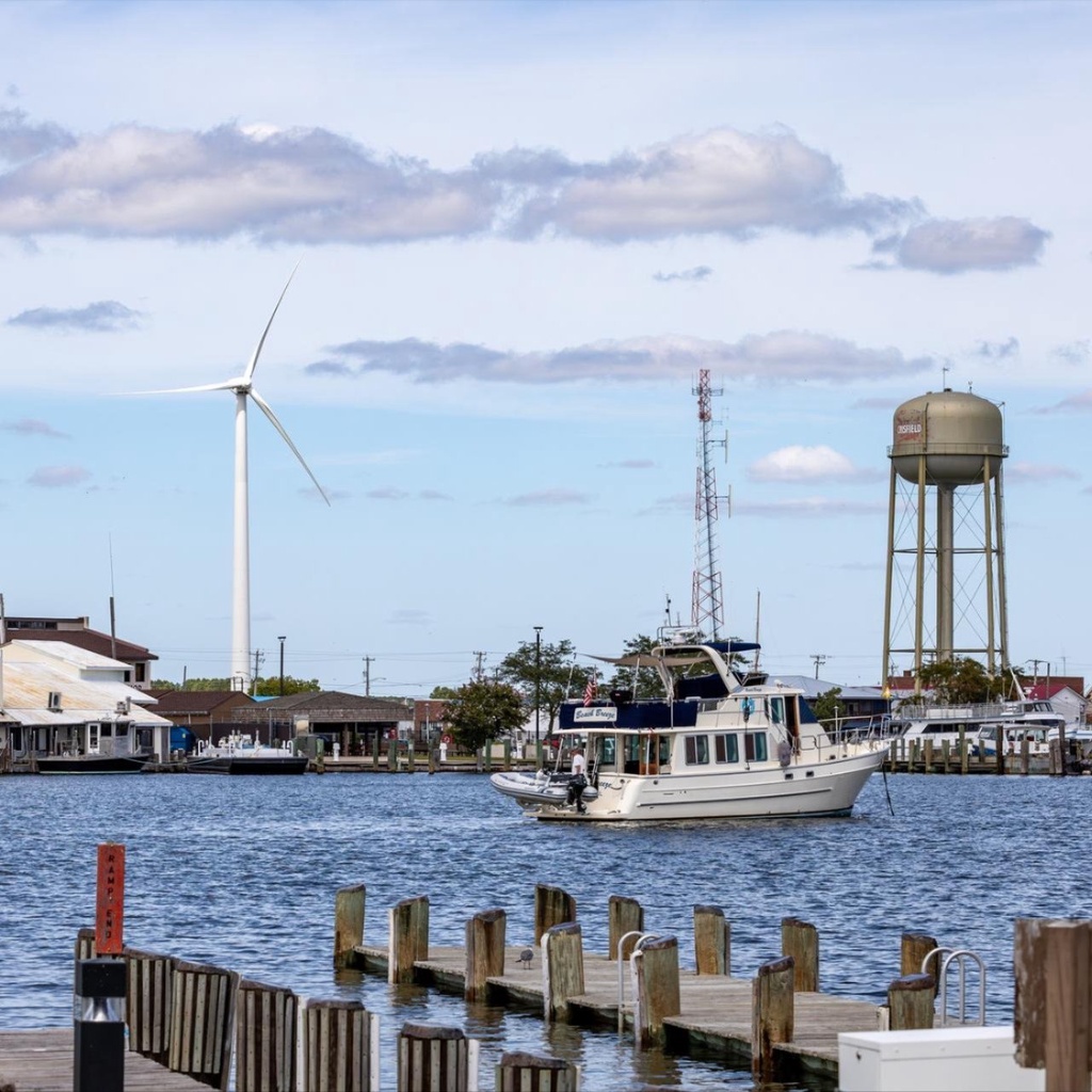 A coastal town 