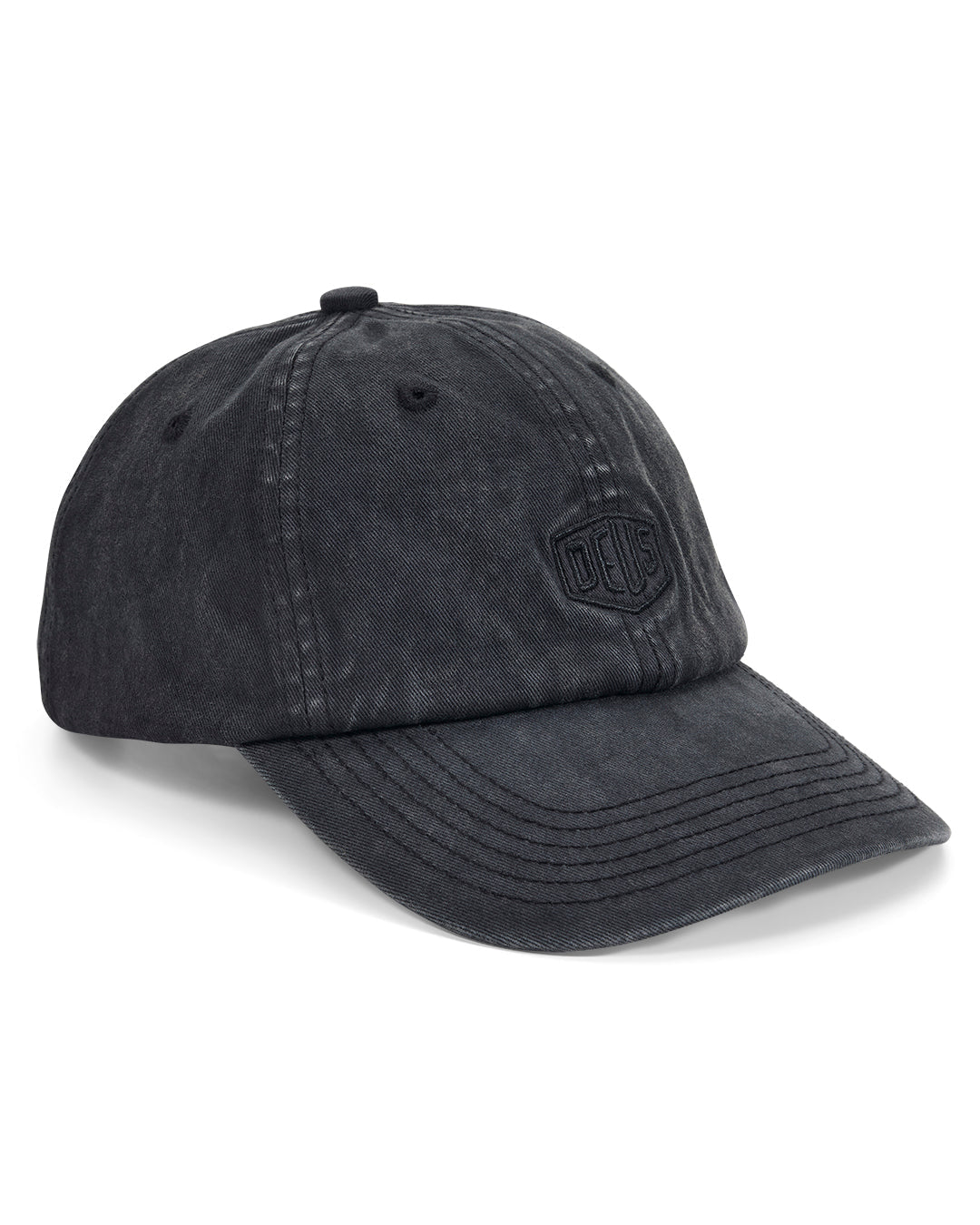Image of Shield Garment Dyed Dad Cap - Black