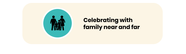 Celebrating with family near and far