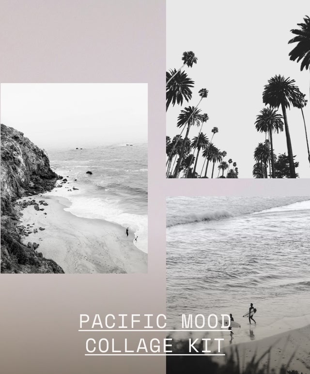PACIFIC MOOD COLLAGE KIT