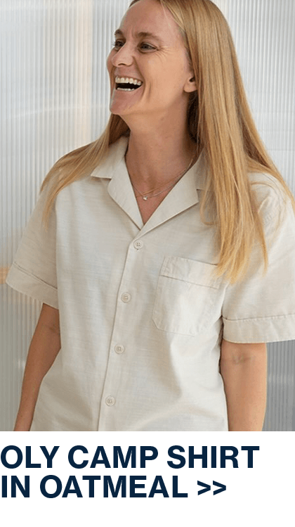 Oly Camp Shirt in Oatmeal