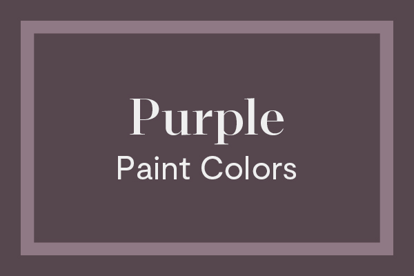 Purple Paint Colors