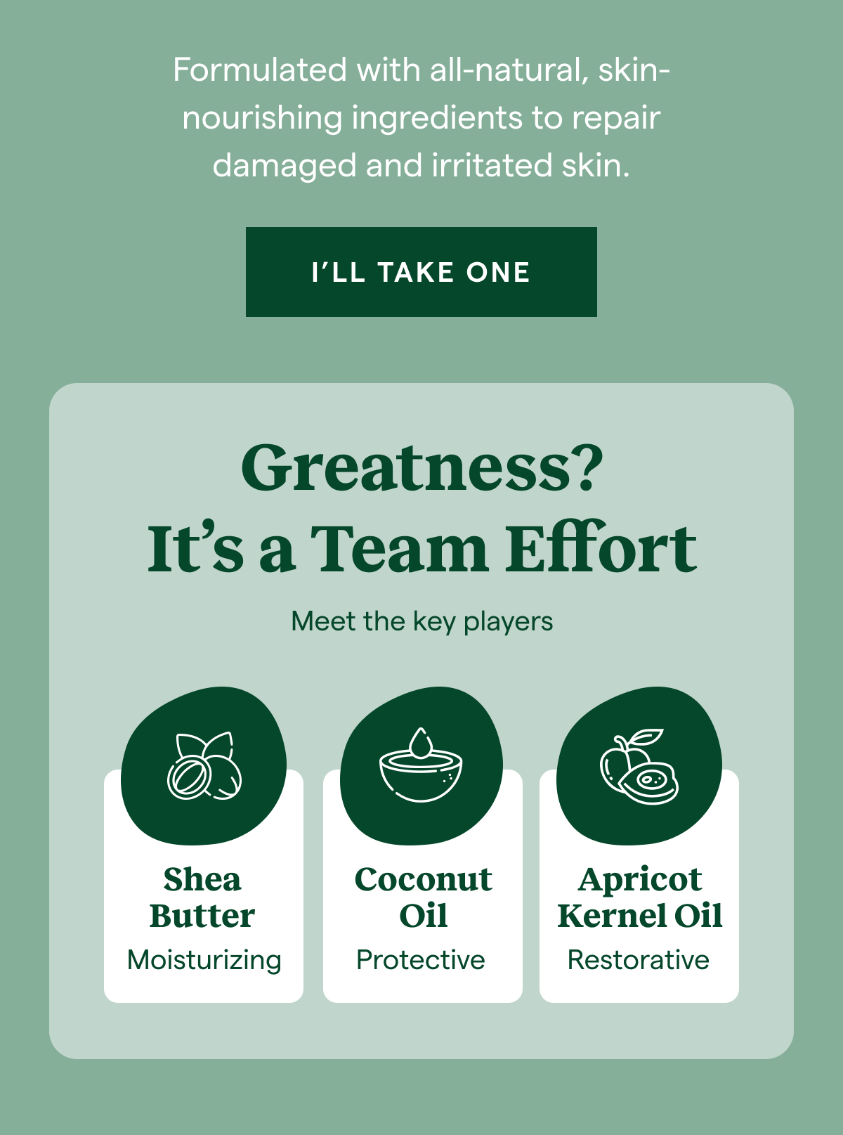 Formulated with all-natural, skin-nourishing ingredients to repair damaged and irritated skin.