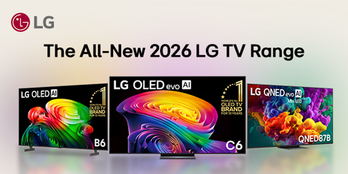 The all new 2026 LG TV range
