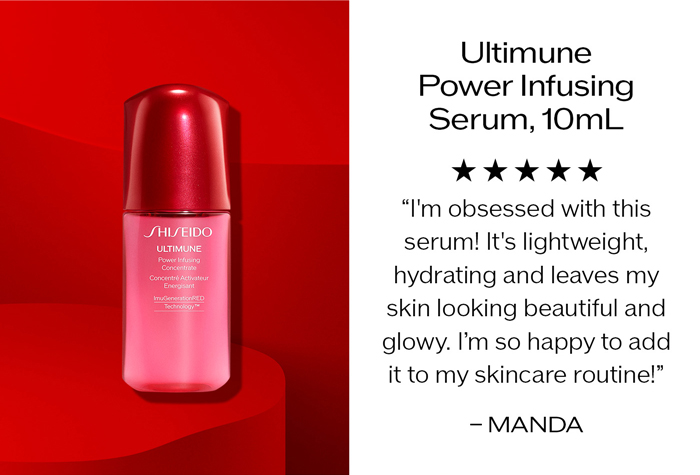 Ultimune Power Infusing Serum, 10mL 5 STARS - “I'm obsessed with this serum! It's lightweight, hydrating and leaves my skin looking beautiful and glowy. I’m so happy to add it to my skincare routine!” - MANDA