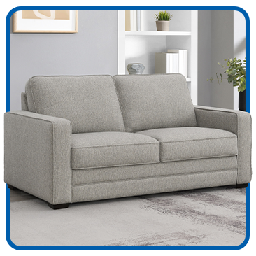 Rosie Fabric Sleeper Sofa with Memory Foam Mattress