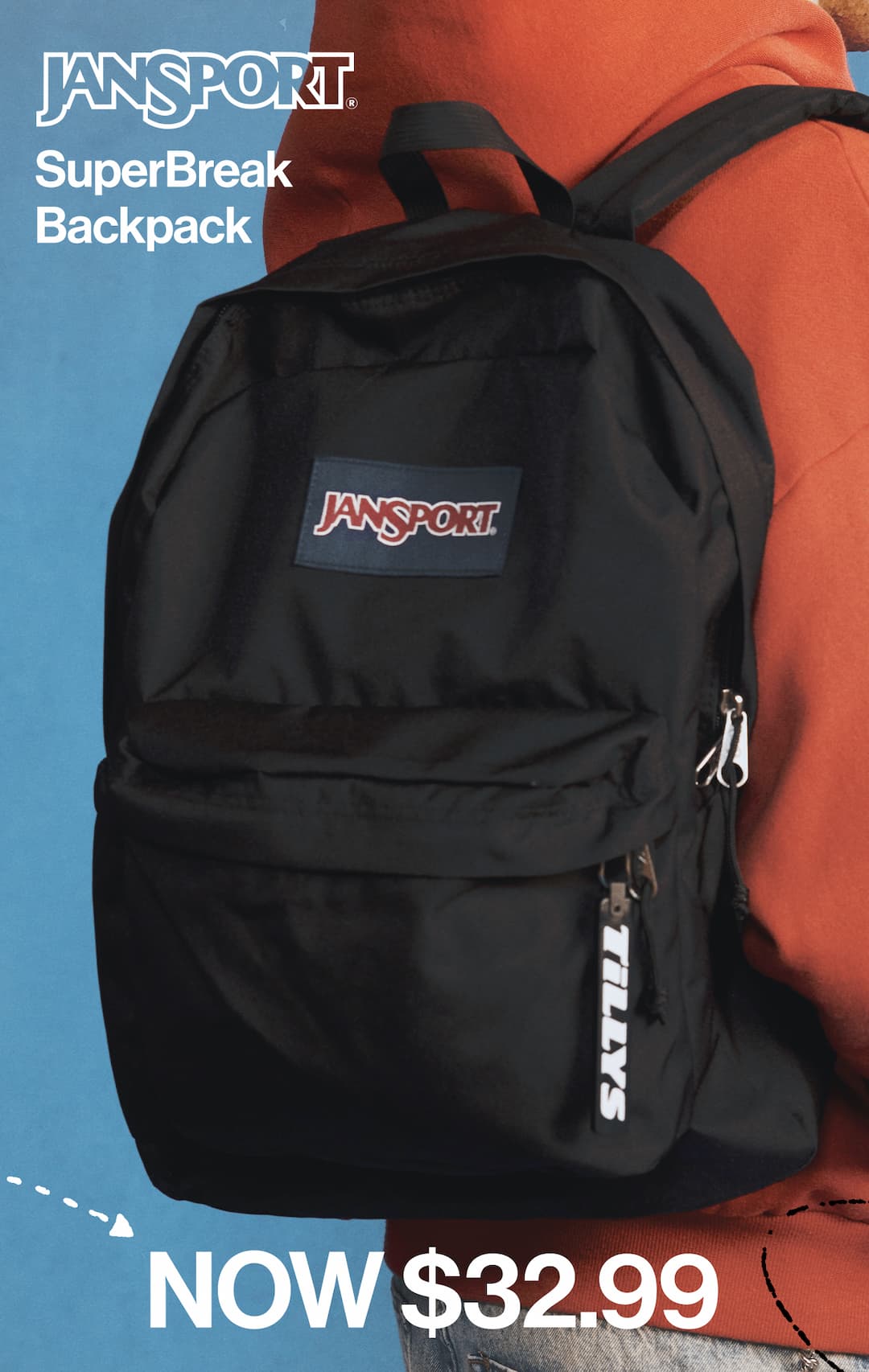 JanSport SuperBreak Backpack Just $32.99