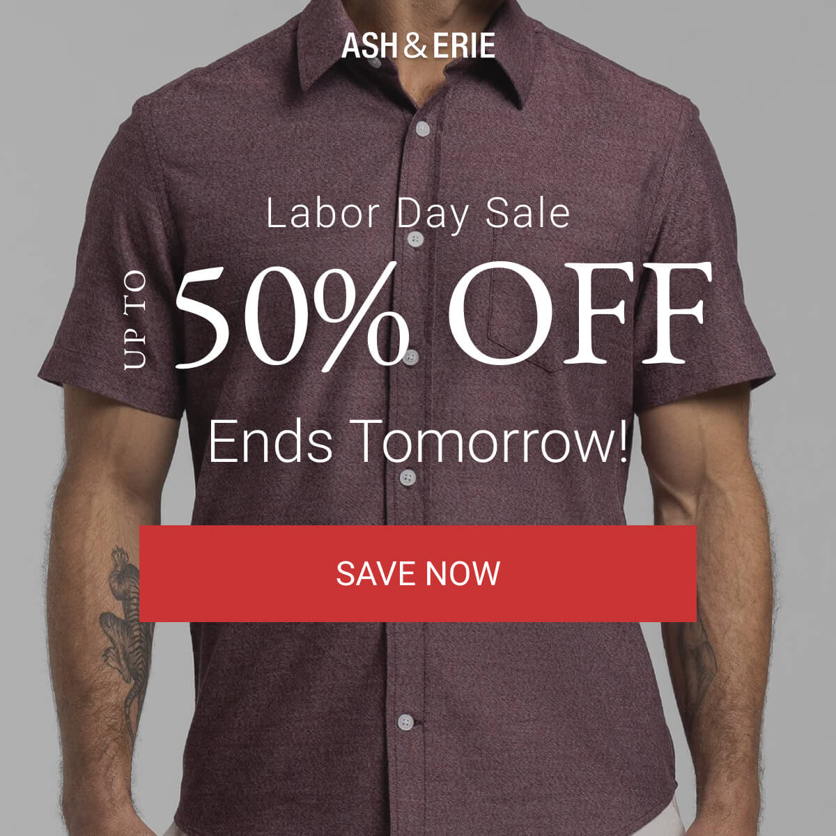 Labor Day Sale | Up to 50% Off | Ends Tomorrow!