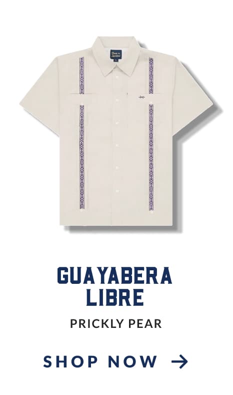 Guayabera Libre Prickly Pear