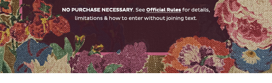 Enter for a chance to WIN - $7,000 sweater weather giveaway* october 7-november 7, 2025. Sign up for texts and be entered for a chance to win one $7,000 gift certificate. Enter Now - No Purchase Necessary. See Official Rules for details, limitations & how to enter without joining text.