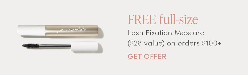free full-size mascara on orders $100+