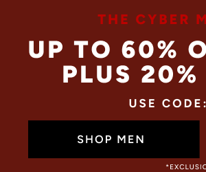 Up to 60% off Sitewide Shop Men