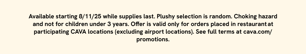 Promo Terms & Conditions