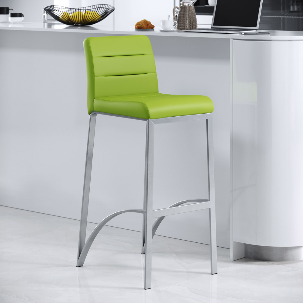 Lynx Bar Stool - Lime Green
