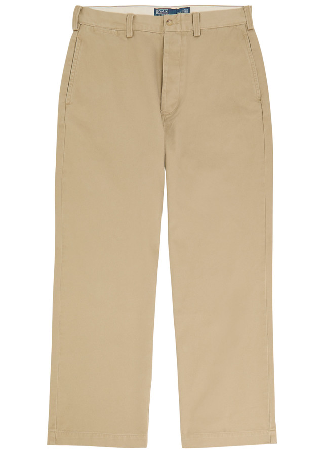 POLO RALPH LAUREN Straight-leg cotton chino trousers
