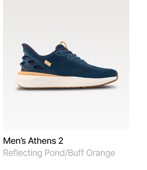 Men’s Athens 2 Reflecting Pond/ Buff Orange