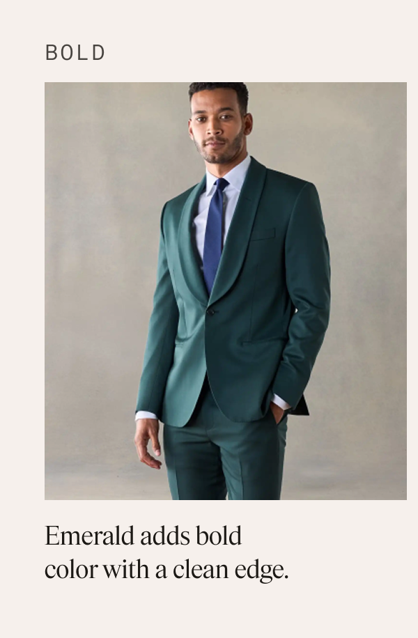 BOLD | Emerald adds bold color with a clean edge.