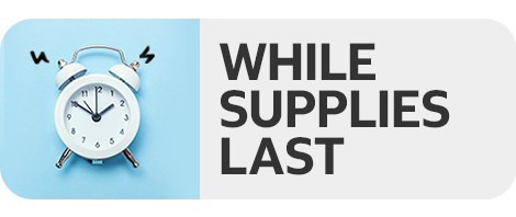 Price reductions, while supplies last.